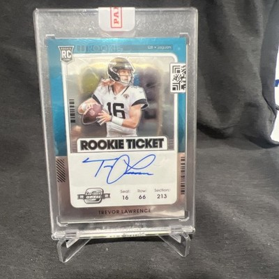 2021 Contenders Rookie Ticket Variation Auto #101 Trevor Lawrence Jaguars!!!  