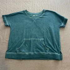 Xersion Women's Work Out Shirt Tee Teal Color XXL