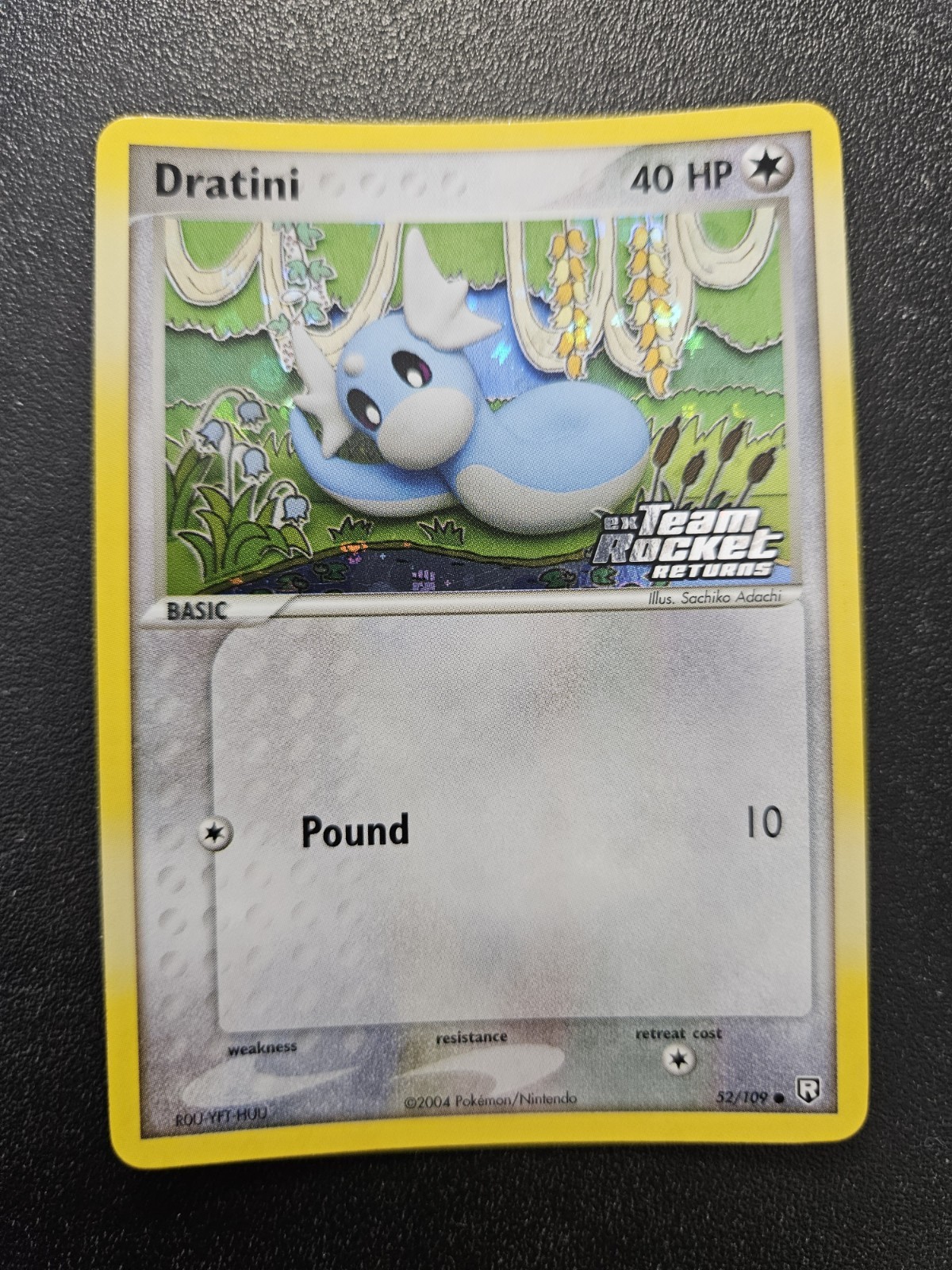 Pokemon Team Rocket Returns Dratini Stamped Reverse Holo 52/109 NEAR MINT