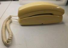 Vintage Radio Shack Beige Corded Push Button Telephone Landline Phone Untested
