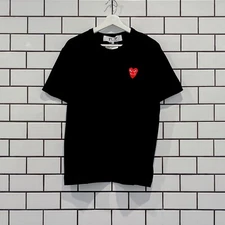 COMME DES GARCONS CDG PLAY DOUBLE EYES TEE AZ-T288-051-1