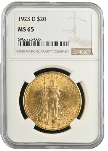 Moneta D'oro Da 20 USD St. Gaudens - Doppia Aquila (Anni Misti) | GOLD