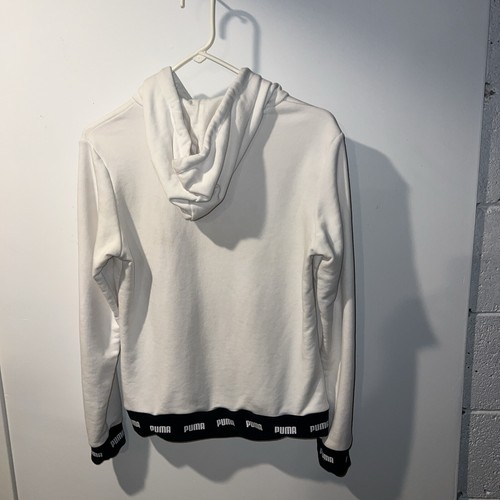 Puma | Sudadera con capucha para mujer M muy buena forma logotipo ribete - Imagen 3 de 5