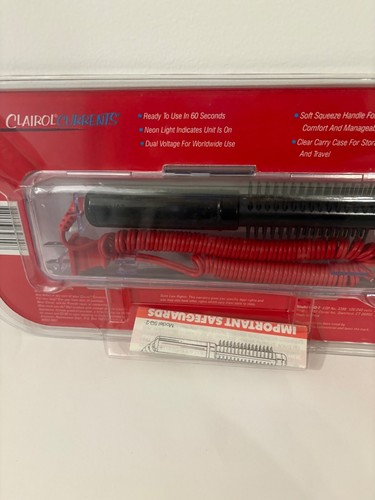 Clairol Currents Styling Brush With Carry Case & Neon Light Model SQ 2 Sealed - Picture 5 of 7