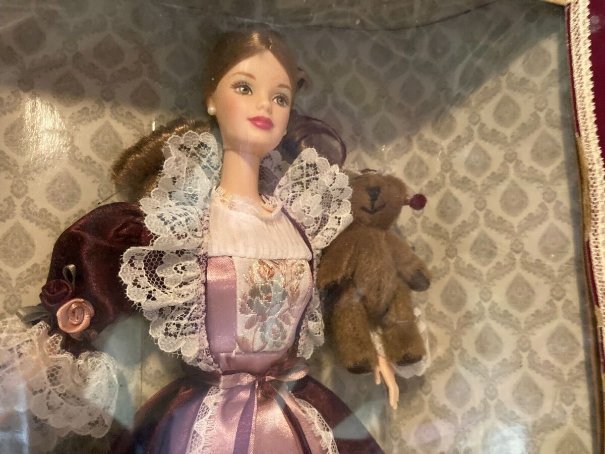 Victorian Barbie Doll with Cedric Bear in original box | eBay Victorian Barbie Doll with Cedric Bear in original box | eBay