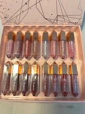 Ulta Beauty Lip Glossary 16 PC Deluxe Lip Vault new!