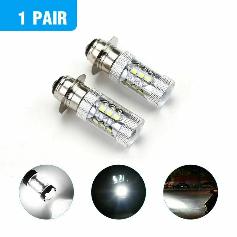 Lámpara bombilla de faro LED H6 2/4/6/8 piezas para Yamaha YFZ450R Rhino 700 Raptor YFM660 Foto 4 de 4