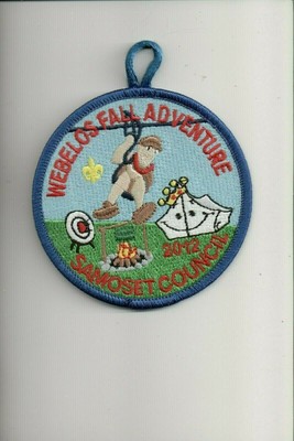 2012 Samoset Council Webelos Fall Adventure patch