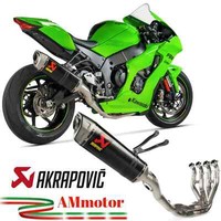 Auspuff Komplette Motorrad Akrapovic Kawasaki ZX-10R 2022 Evolution Kohlenstoff