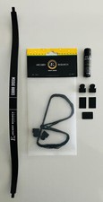 SET: Bogen Cobra MX 80 lbs + orig. Sehne 17,25" + 4 Kappen +  wax + Montage EkA
