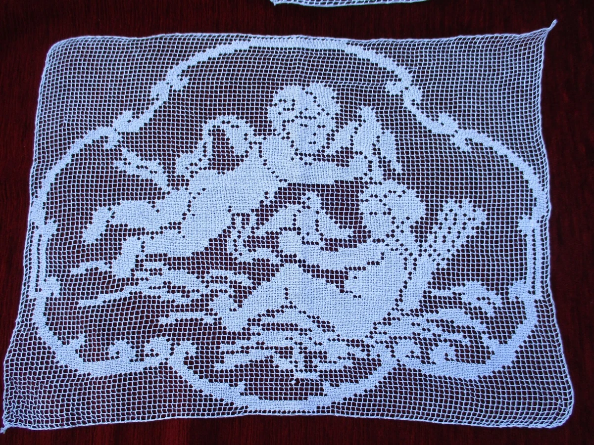 Drap ancien en coton blanc brodé CB - Linge de maison