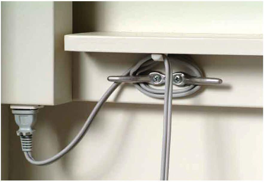 Iron-A-Way AE-46-L Electric Ironing Center - 15"W Built In - White