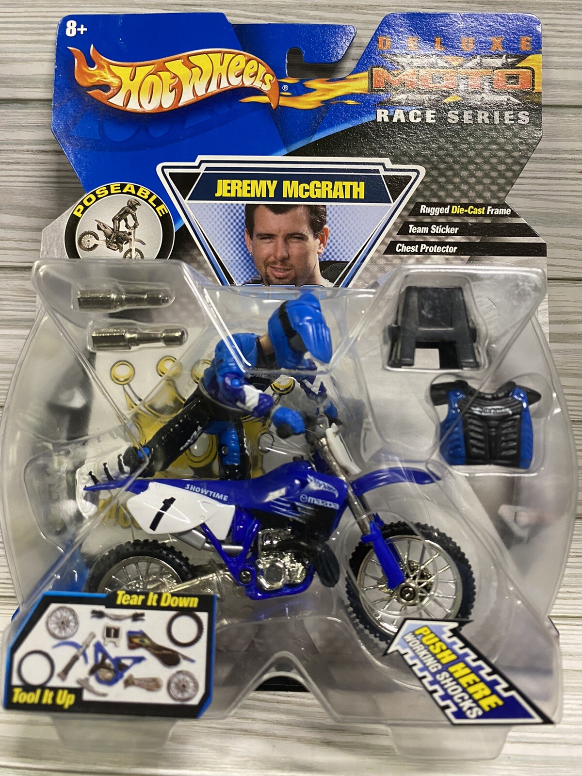 Hot Wheels Dirt Bike JEREMY McGRATH 250 Class Deluxe Moto Race Series In VGC eBay