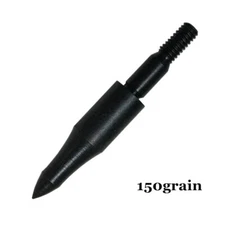 12pcs 150 Grain Archery Field Points 5/16 inch Target Arrow Tips  Crossbow