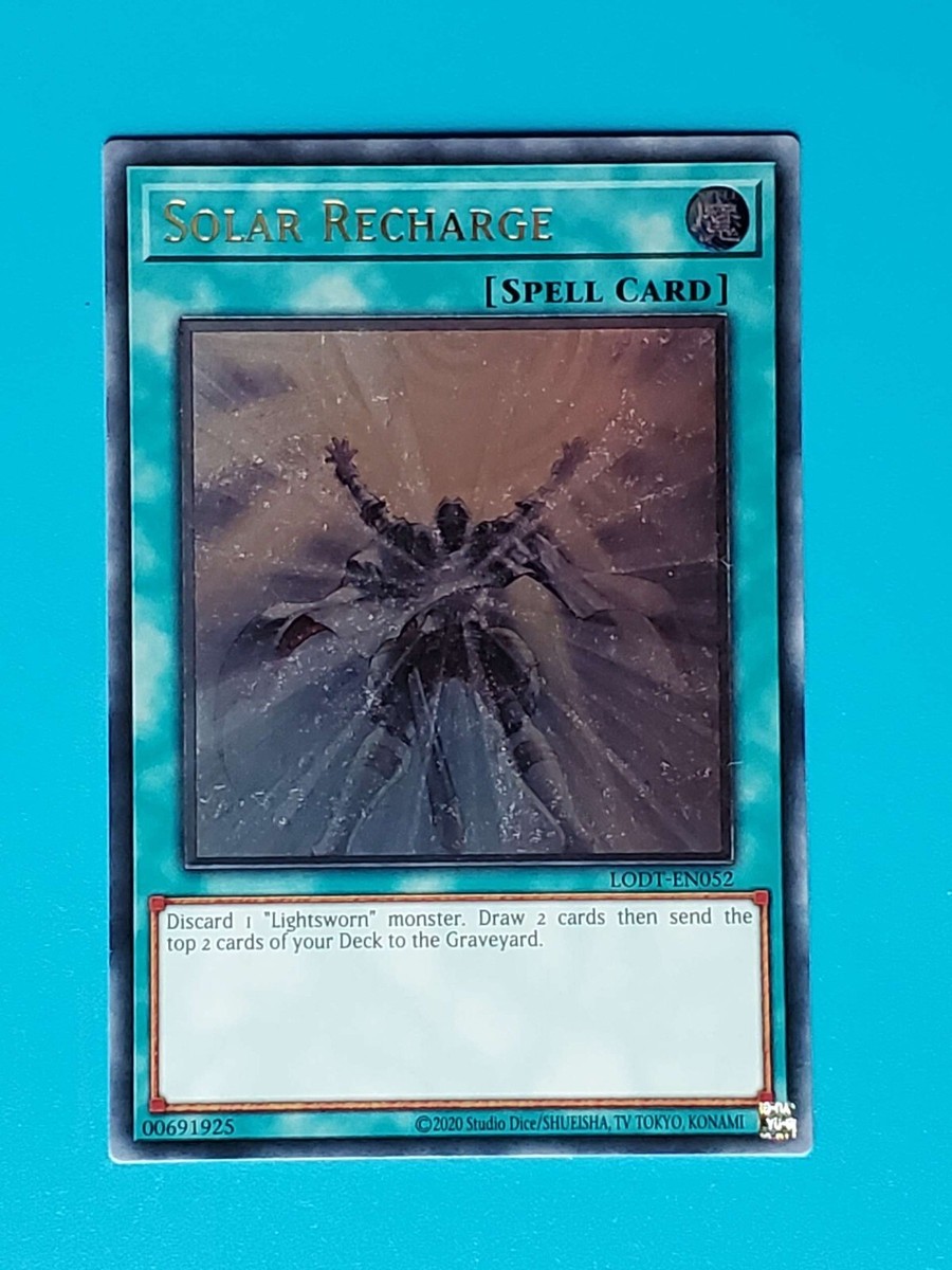 Yugioh - Solar Recharge Ultimate Rare EURO Light of Destruction 2024  Unlimited | eBay
