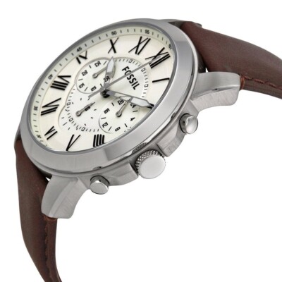 Fossil FS4735 Grant Brown Leather Men\'s Watch New with Tags Fossil Grant FS4735 Men main image 4
