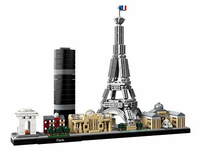 LEGO Architecture Skylines Paris Grand Palais Eiffel Tower The Louvre NISB 21044