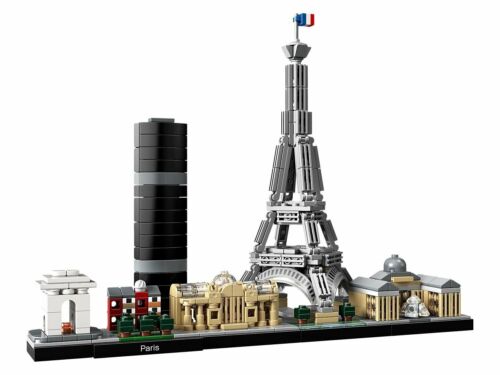 LEGO Architektur Skylines Paris Grand Palast Eiffelturm Die Louvre Nisb 21044 - Photo 1/5