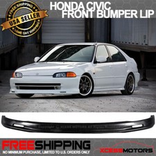 Fits 92-95 Honda Civic Sedan 4-door Mugen Mug Style Front Bumper Lip Spoiler Pp
