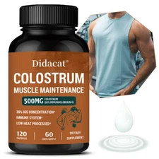 Colostrum Capsules 500 Mg Support Gut & Digestive Health Immune Booster