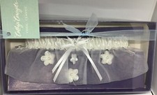 Cathy's Concepts Organza Wedding Garter  Free Toss Garter New in Box