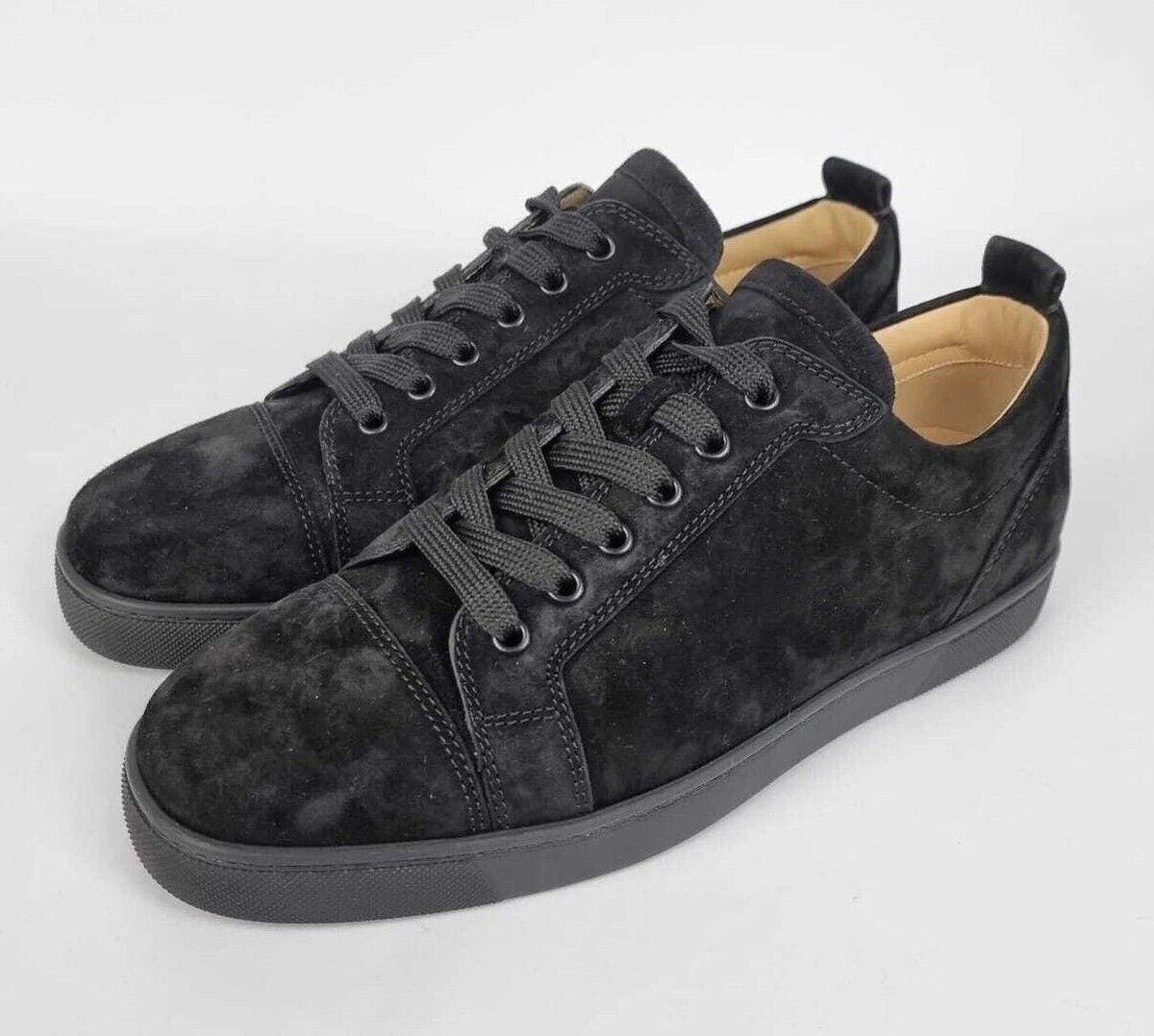 Louis Strass - Sneakers - Suede calf and strass - Black