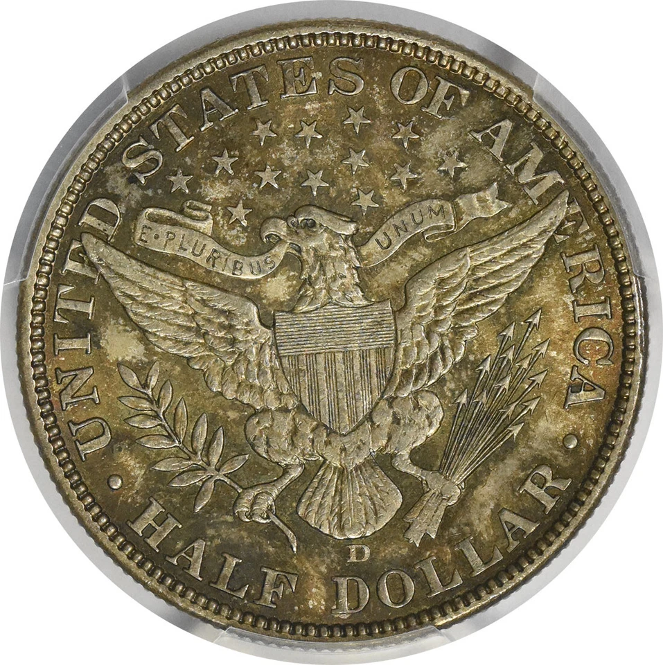 1908-D Barber Silver Half Dollar MS65 PCGS - Image 4 of 4