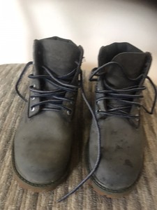 grey timberland laces