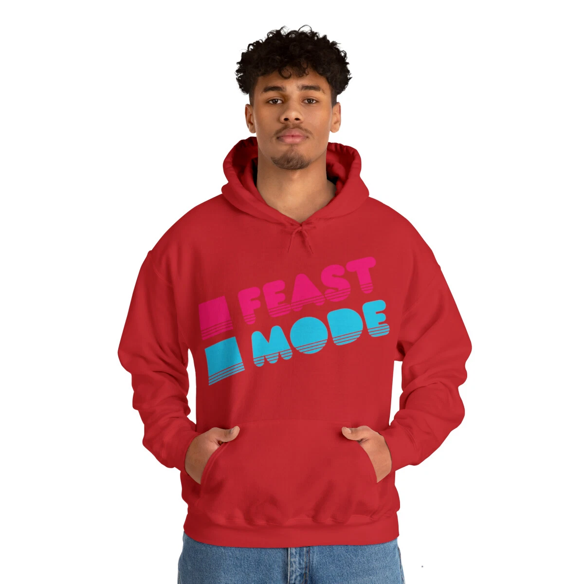 Retro Feast Mode Thanksgiving Graphic Hoodie