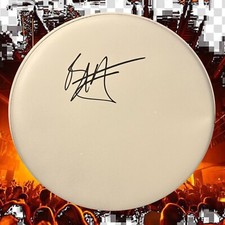 GFA Third Eye Blind Drummer BRAD HARGREAVES Signed 10" Drumhead B2 COA