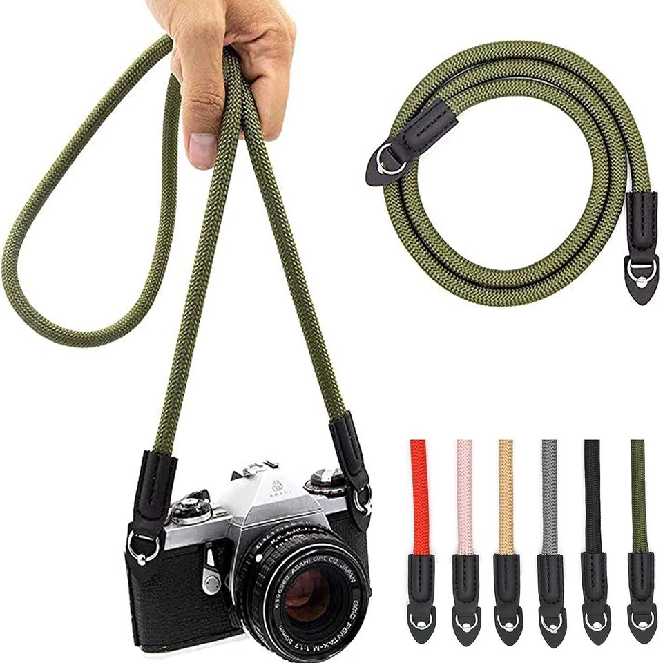 Camera Shoulder Neck Strap for Leica M10 FUJI SONY Canon Mirrorless DSLR 105cm — 第 2/4 张图片