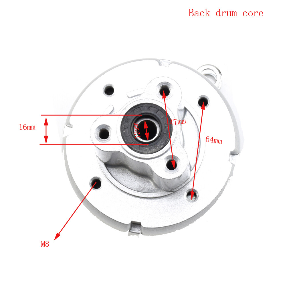 Inch Disc Drum Brake Aluminium Wheel Rim Monkey Wheel Hub