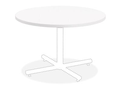 Lorell Laminate Round Tabletop 36'' White 99856