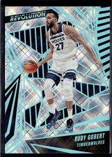 2023-24 Panini Revolution #42 Rudy Gobert Cosmic #/99 Minnesota Timberwolves