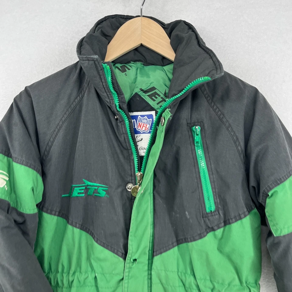 Chaqueta de los NEW YORK JETS para Hombres S NFL Triple Fat Goose Puffer Fútbol Verde De Colección Foto 4 de 4