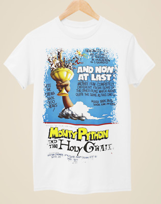 T-Shirt Monty Python & der Heilige Gral - Filmposter inspiriert Unisex weiß