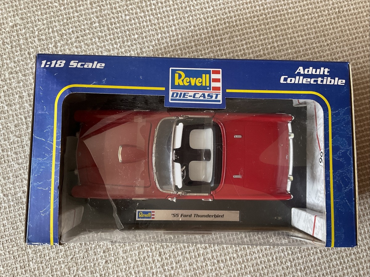 VTG Revell 1955 FORD THUNDERBIRD Convertible 1:18 Scale Red