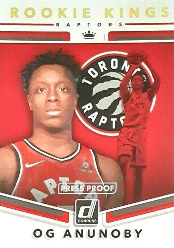 2017 Panini Donruss Basketball Press Proof OG Anunoby #23