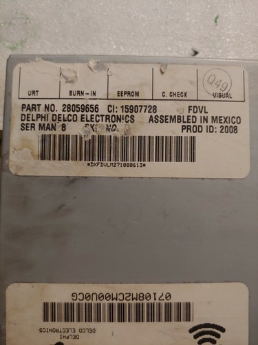 XM Satellite Radio Receiver 28059656 GM Outlook Acadia - Picture 4 of 6