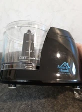 Smart Home  1.5 Cup, Electric One-Touch Pulse , Mini Food Chopper, Black 