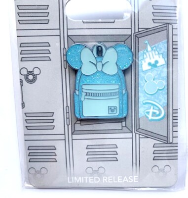 DISNEY PARKS FROZEN ANNA ELSA ACQUA BLUE MINI BACKPACK  display picture 2