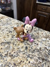 Jim Shore Disney Tradition Minnie Mouse Baby Girl-bed Time Besties No Box