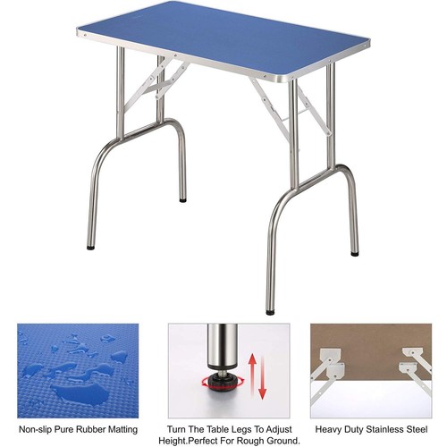 Professional grooming table with double leashes and clamp for small/medium dogs - Picture 2 of 8