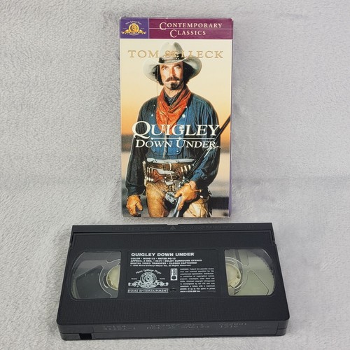 Quigley Down Under VHS 1990 Contemporary Classics Tom Selleck TESTED - Picture 6 of 10