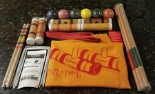 Classic Sport 222 Wooden Croquet Set for 6 People NEW Shrink Wrap Factory Sealed