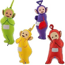 Toyland® Pack of 4-32 Inch Teletubbies Foil Balloons (CS183+CS195+CS196+CS197)