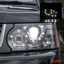 DRL head lights with Xenon HID for Land Rover Range Rover Sport L320 2010-2013