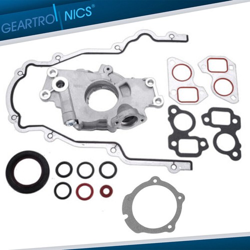 For GM 4.8L 5.3 6.0 LS High Volume Pressure Oil Pump W/ Gasket Balancer