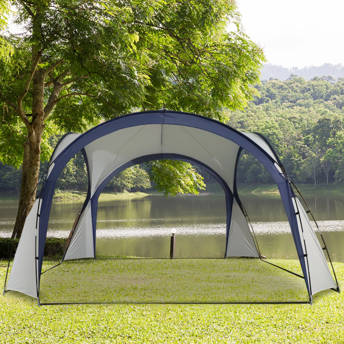 Dome shelter clearance tent
