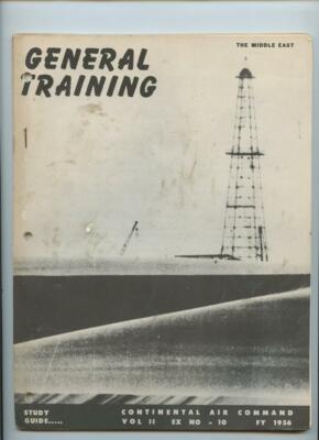 1956 Continental Air Command General Training Booklet USAF Air Force Vol II #10